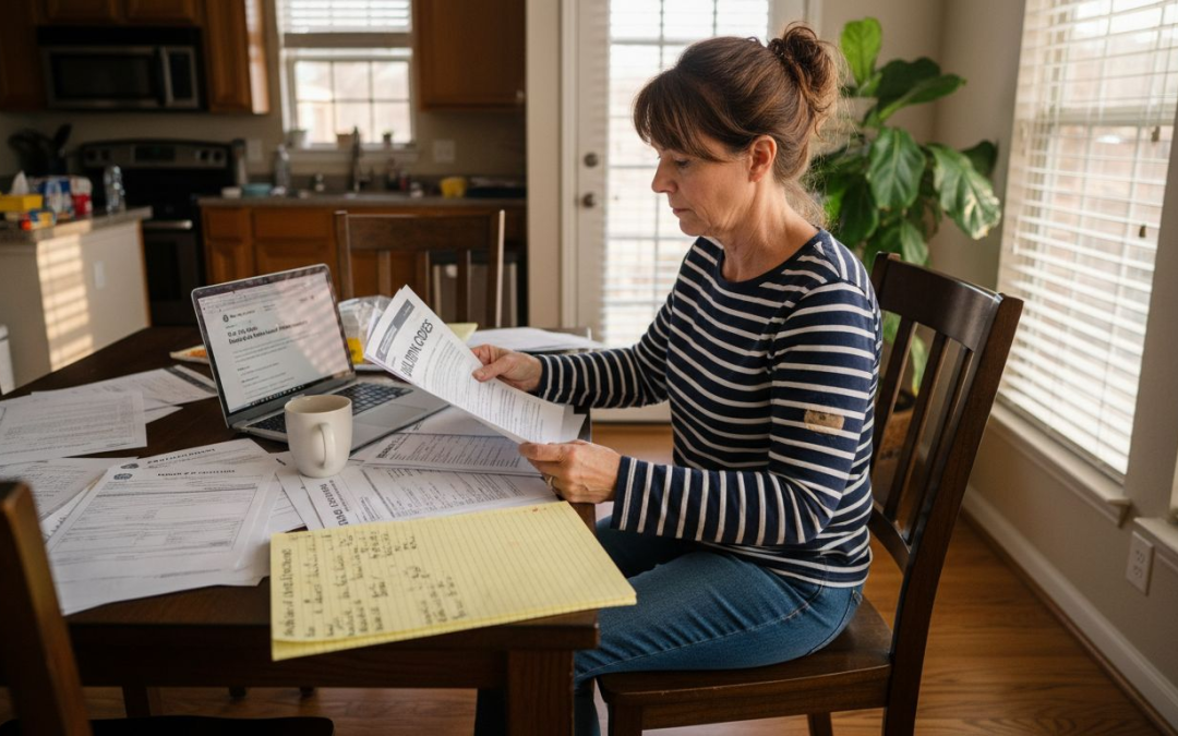 Homeowner reviews building code documents